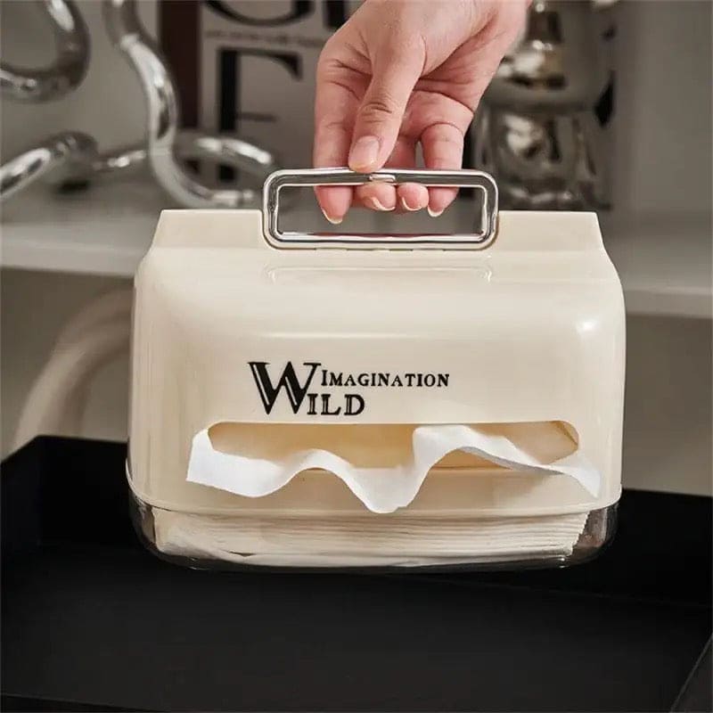 Solid Tissue Paper Box, Napkin Dispenser Container, Desktop Tissue Holder, Multipurpose Scarves Box, Modern Style Handkerchief Box Solid Tissue Paper Box, Napkin Dispenser Container, Desktop Tissue Holder, Multipurpose Scarves Box, Modern Style Handkerchief Box
